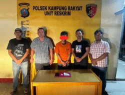 Polsek Kampung Rakyat Ringkus Diduga Pengedar Sabu di Perlabian, Sita 2,01 Gram Narkotika