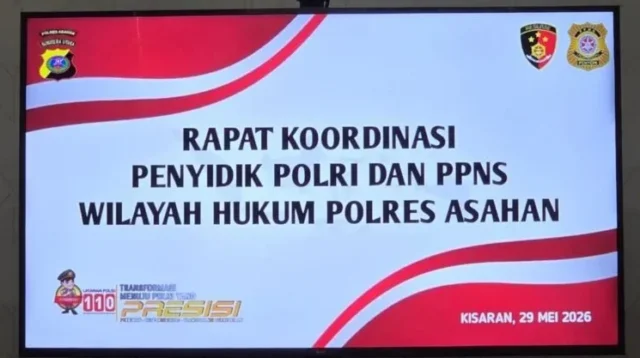 Polres Asahan Sosialisasikan Implementasi KUHAP Bersama Penyidik Pegawai Negeri Sipil