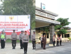 Polres Sergai Gelar Upacara Hari Lahir Pancasila 2026, Perkuat Semangat Persatuan Bangsa