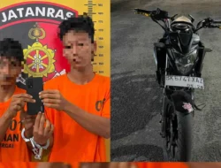 Kurang dari 12 Jam, Polres Sergai Tangkap Dua Pelaku Jambret Handphone di Sei Rampah