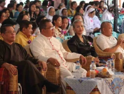 Kapolres Pematangsiantar Hadiri Peletakan Batu Pertama Pembangunan Gereja St. Klara