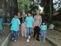 Sambut HUT Bhayangkara ke-80, Kapolres Pematangsiantar Ajak Anak Panti Asuhan Elim Rekreasi Edukatif ke Taman Hewan