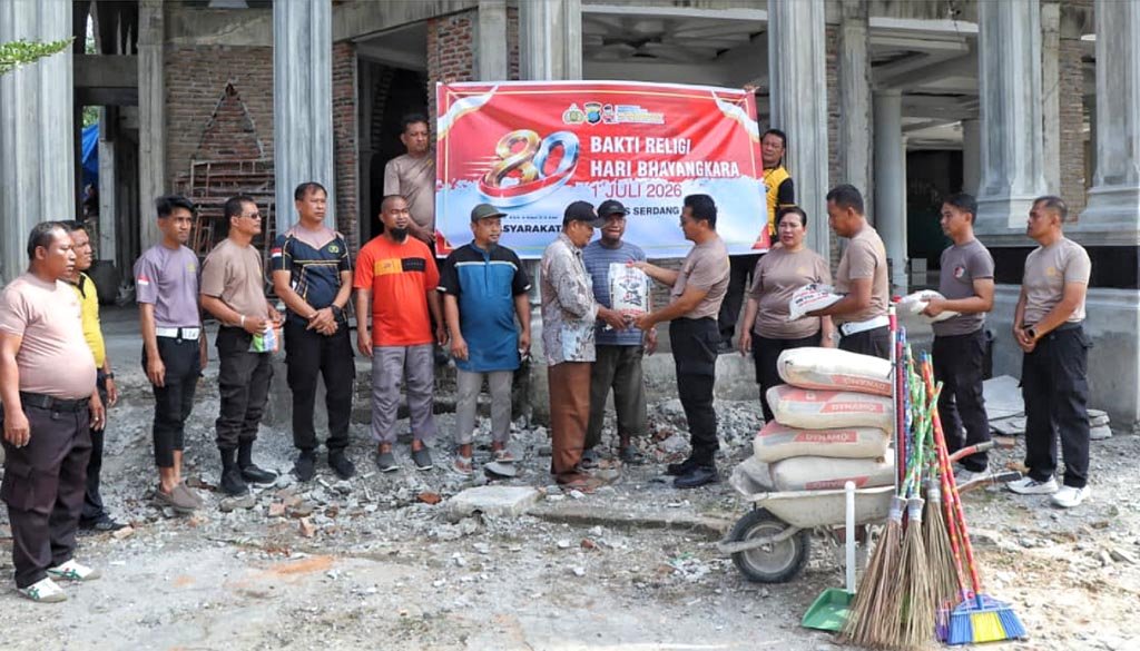 Sambut HUT Bhayangkara ke-80 Tahun 2026, Polsek Sungai Kanan Salurkan Bantuan Sosial Untuk Warga Kurang Mampu