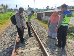 Pejalan Kaki Tewas Tertabrak Kereta Api Datuk Belambang di Medang Deras