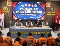 Polres Batu Bara Ungkap 29 Kasus Narkotika Selama Operasi Antik Toba 2026, 33 Tersangka Diamankan