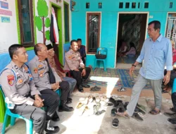 Kapolsek Talawi Sampaikan Belasungkawa dan Santunan untuk Keluarga Wartawan Senior Ucok Kodam