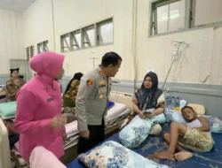Kapolres Aceh Tenggara Tinjau Pasien Pasca Operasi Bibir Sumbing, Pastikan Pemulihan Berjalan Optimal
