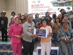 Sambut HUT Bhayangkara ke-80, Polres Simalungun Gelar Bakti Kesehatan dan Bansos untuk 200 Warga