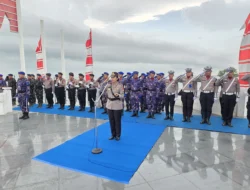Tabur Bunga di Laut, Polres Karimun Kenang Jasa Pahlawan pada HUT Bhayangkara ke-80