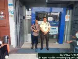Patroli Dialogis Sat Samapta Polres Batu Bara Sasar Perbankan, Ajak Masyarakat Tolak Hoaks dan Laporkan Premanisme