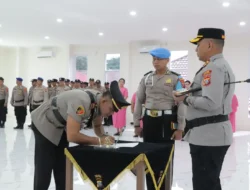 Kapolres Serdang Bedagai Pimpin Sertijab Kasat Polairud, AKP Bram Candra Resmi Jabat Kasat Baru