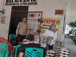Bhabinkamtibmas Polsek Siantar Selatan Monitoring Distribusi MBG kepada Warga