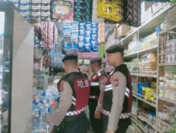 Patroli Sat Samapta Polres Batu Bara Sasar Pajak Lima Puluh, Ajak Pedagang Tolak Premanisme dan Pungli