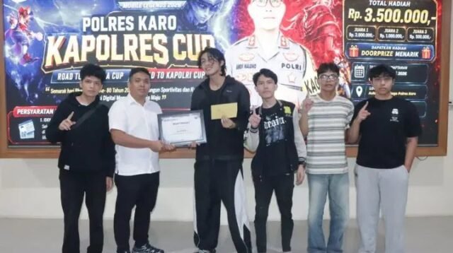 Sabet Juara Kapolres Cup 2026, Tim SUPER NINE Siap Tempur Wakili Karo di Tingkat Polda Sumut!