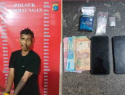 Dua Pengedar Sabu Ditangkap Saat Penggerebekan Lapak Narkoba di Perbaungan