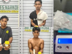 Polres Sergai Bongkar Transaksi Sabu di Dolok Masihul, Tiga Orang Diamankan