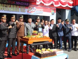 Kalapas Rantauprapat Hadiri Upacara HUT Bhayangkara ke-80, Perkuat Sinergi dengan Polres Labuhanbatu
