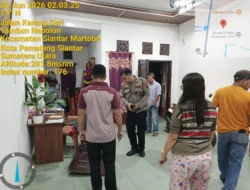 Polsek Siantar Martoba Respons Cepat Cek TKP Dugaan Curat di Jalan Bombongan Raya  Pematangsiantar – Personel piket