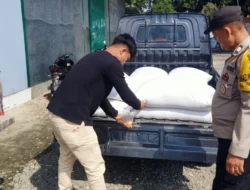 Bhabinkamtibmas Polsek Siantar Martoba Dampingi Penjualan 500 Kg Jagung Petani Binaan ke Bulog