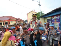 AKBP Aditya S.P. Sembiring Resmi Jabat Kapolres Pelabuhan Belawan, Polres Gelar Tradisi Pisah Sambut