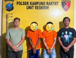 Perang Melawan Narkoba Berlanjut, Polsek Kampung Rakyat Tangkap Dua Terduga Pengedar Sabu di Labuhanbatu Selatan