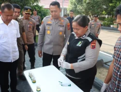 Polres Batu Bara Gelar Gaktibplin dan Tes Urine Mendadak, 73 Personel Negatif Narkoba