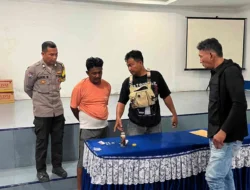 Bhabinkamtibmas dan Babinsa Tangkap Diduga Bandar Sabu di Hamparan Perak, Puluhan Klip Kosong Disita