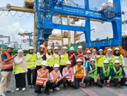 Pelindo Regional 1 Belawan Kenalkan Ekosistem Kepelabuhanan kepada 15 Mahasiswa Magang