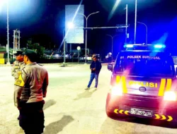 Disaat Warga Tertidur Lelap, Polsek Sunggal Patroli Dini Hari Cegah Gangguan Kamtibmas