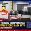 Polsek Torgamba Ungkap Pencurian Inventaris SDN 20 Aek Batu, Satu Pelaku Diamankan