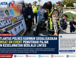 Satlantas Polres Karimun Sosialisasikan Pemutihan Pajak Kendaraan dan Keselamatan Berlalu Lintas