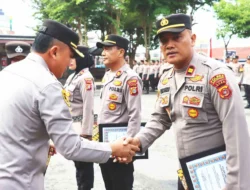 Kapolres Aceh Tenggara Beri Penghargaan Tiga Kapolsek Terbaik, Kebersihan Mako Jadi Perhatian