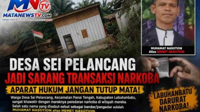 Desa Sei Pelancang Dicurigai Jadi Lokasi Transaksi Narkoba, Warga Minta Aparat Bertindak