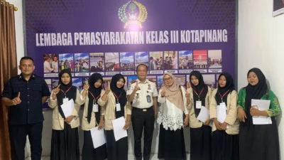 Enam Siswa SMK Raudhatul Islamiyah Simatahari Ikuti PKL di Lapas Kotapinang