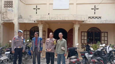 Polres Batu Bara Pastikan Ibadah Minggu di Sejumlah Gereja Berlangsung Aman dan Kondusif