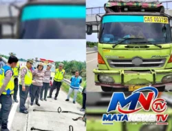 Dua Pekerja Pemotong Rumput Tewas Ditabrak Dump Truk di Tol Medan-Tebing Tinggi
