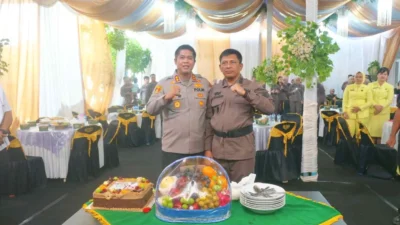 Kapolres Labusel Beri Surprise Harlah Kejaksaan RI ke-81, Perkuat Sinergitas Penegak Hukum