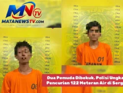 Dua Pemuda Dibekuk, Polisi Ungkap Pencurian 122 Meteran Air di Sergai