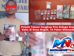 Polsek Talawi Tangkap Pria Diduga Kuasai Sabu di Desa Bogak, 10 Paket Diamankan