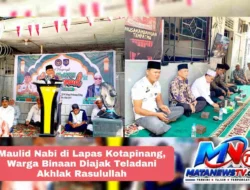 Maulid Nabi di Lapas Kotapinang, Warga Binaan Diajak Teladani Akhlak Rasulullah