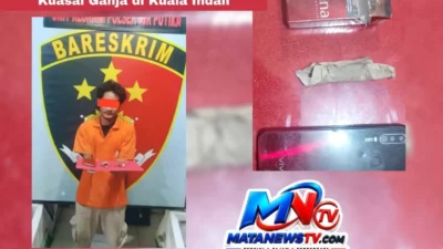 Polsek Air Putih Amankan Pria Diduga Kuasai Ganja di Kuala Indah