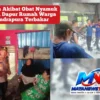 Diduga Akibat Obat Nyamuk Bakar, Dapur Rumah Warga di Indrapura Terbakar,