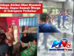 Diduga Akibat Obat Nyamuk Bakar, Dapur Rumah Warga di Indrapura Terbakar,