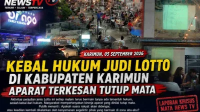 Judi Lotto Disebut Terus Beroperasi di Karimun, Publik Pertanyakan Kinerja Aparat,