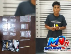 Satres Narkoba Polres Sergai Ringkus Pengedar Sabu di Desa Liberia, 5,08 Gram Barang Bukti Disita