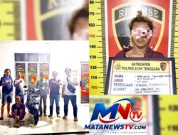 Tak Butuh Waktu Lama, URC Polres Aceh Tenggara Amankan Pelaku Pencurian Motor
