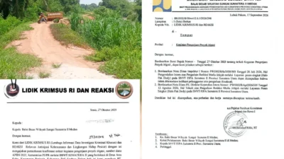 Konfirmasi Proyek Irigasi APBN 2025 di Deli Serdang Dipertanyakan, BBWS Sumatera II Disorot