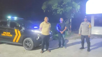 Patroli Malam, Polsek Lima Puluh Antisipasi Tawuran dan Geng Motor