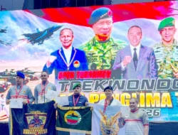 Prada Agung Pratama Saragih, Putra Tebing Tinggi, Raih Juara III Taekwondo Piala Panglima TNI 2026