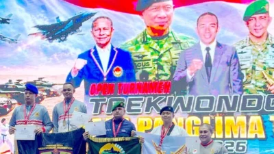 Prada Agung Pratama Saragih, Putra Tebing Tinggi, Raih Juara III Taekwondo Piala Panglima TNI 2026